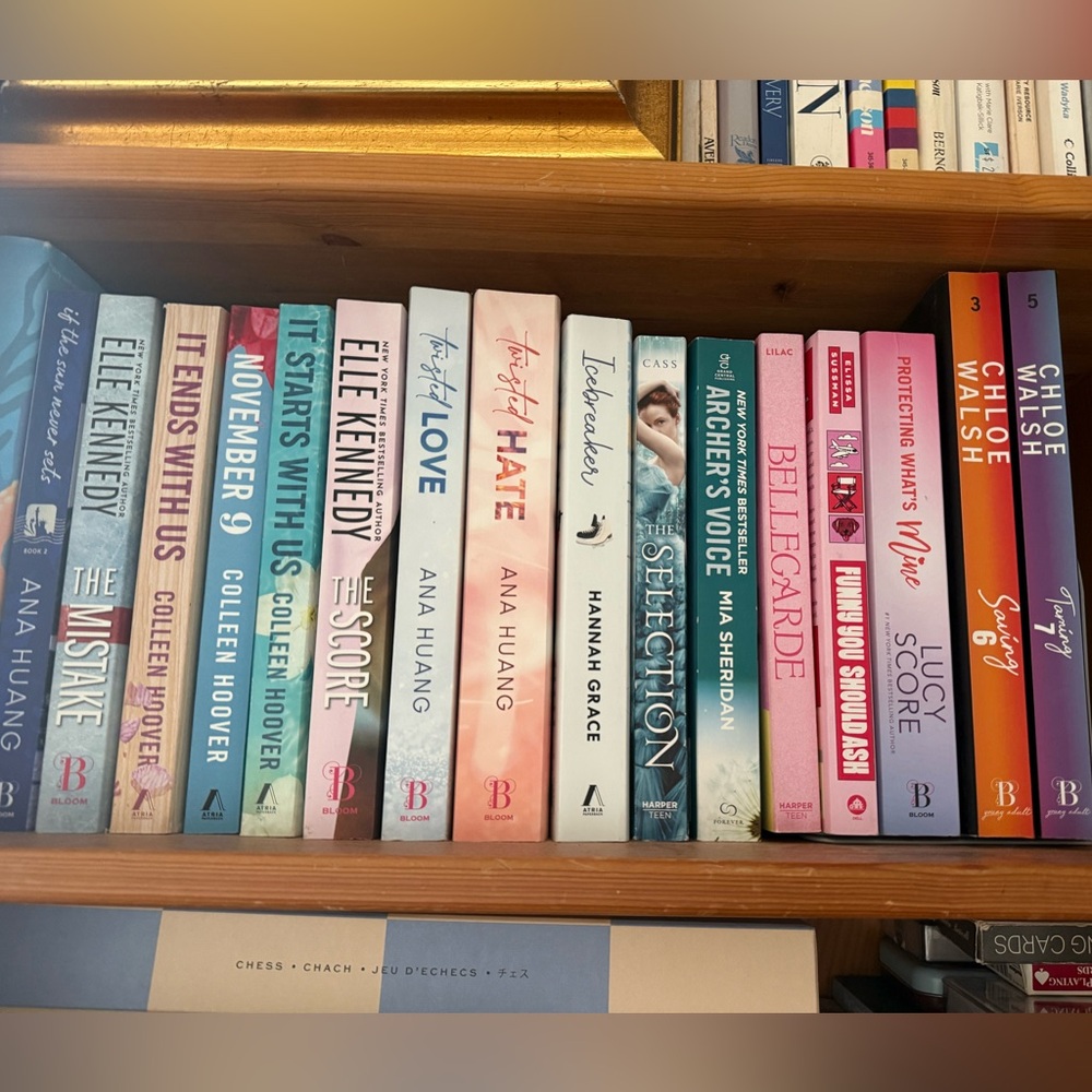 Popular romance booktok stack